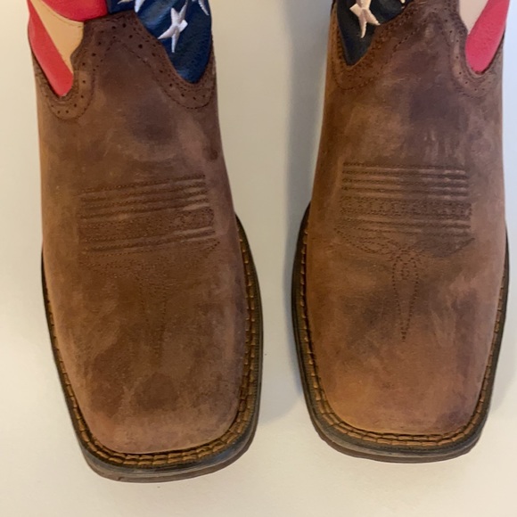 DURANGO REBEL PATRIOTIC PULL-ON WESTERN FLAG BOOT - Picture 8 of 17